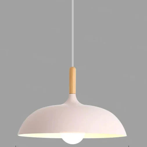 Skandinavisk Pendellampa | Ek & Järn | Justerbar Höjd | E27 Lampa | Minimalistisk Nordisk Design Carvallo