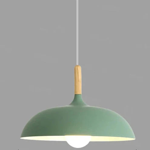 Skandinavisk Pendellampa | Ek & Järn | Justerbar Höjd | E27 Lampa | Minimalistisk Nordisk Design Carvallo