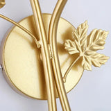 LeafGlow - Järnvägglampa i Vintage Stil med Bladmotiv – LED-lampa Carvallo