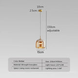 TransparantLicht - Minimalistisk Glas Hänglampa Carvallo