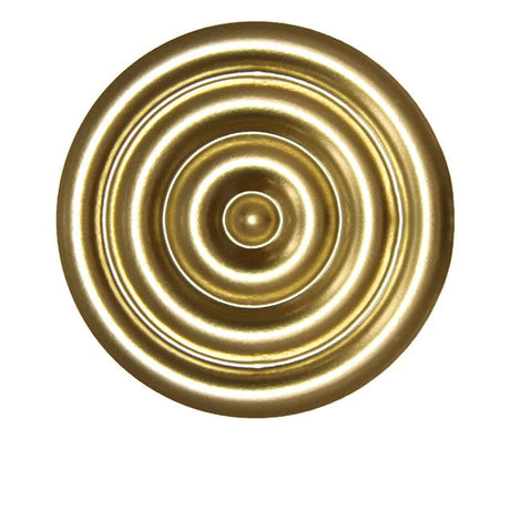 Gyllene minimalistisk cirkelväggskulptur – Modern metallinredning MILA Sverige