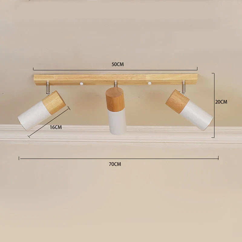 NordicBeam - Skandinavisk Trä Taklampa Carvallo