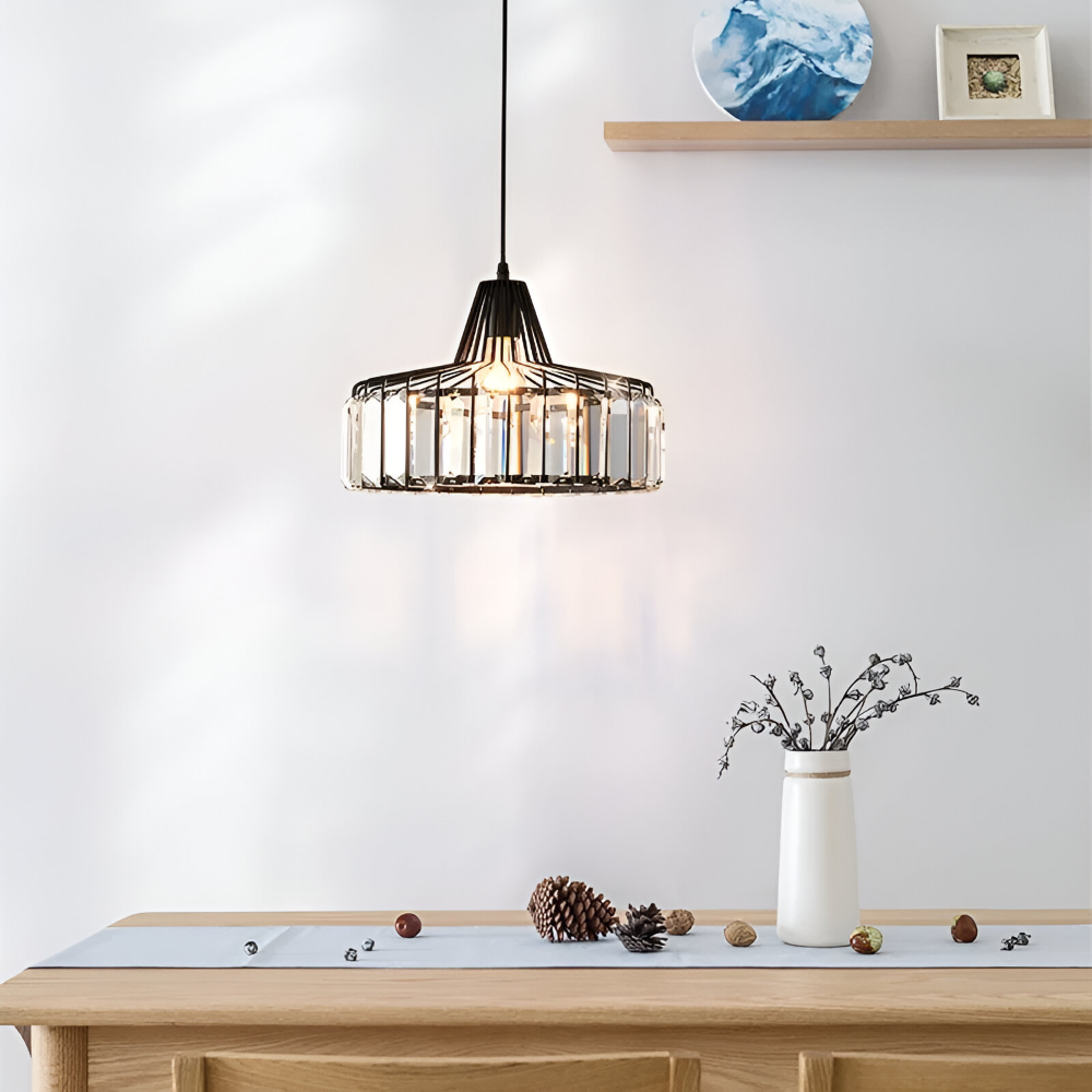 LuxeNord Crystal Pendellampa – Modern LED Taklampa i Elegant Design Hemnix