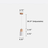 Pendulum Modern Trä Svart Cylinderarmatur Carvallo
