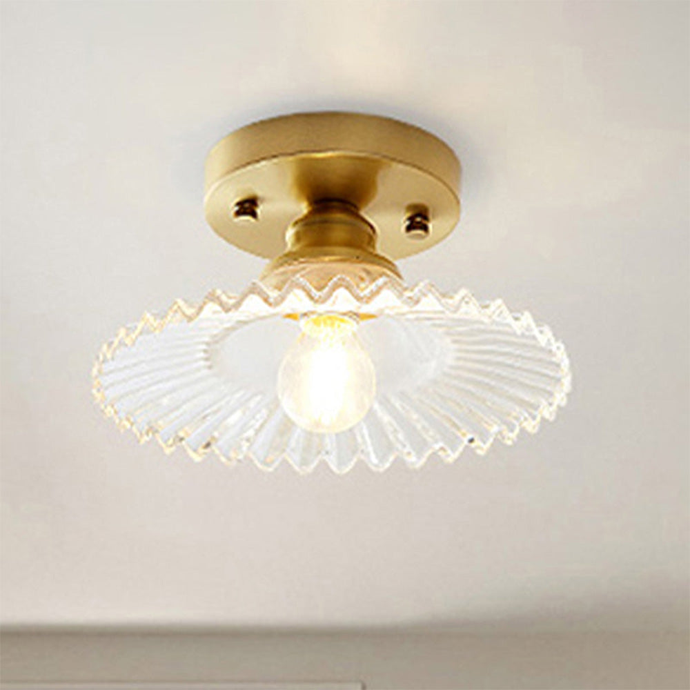 Taklampa Modern Glas Semi Flush Lampa Carvallo