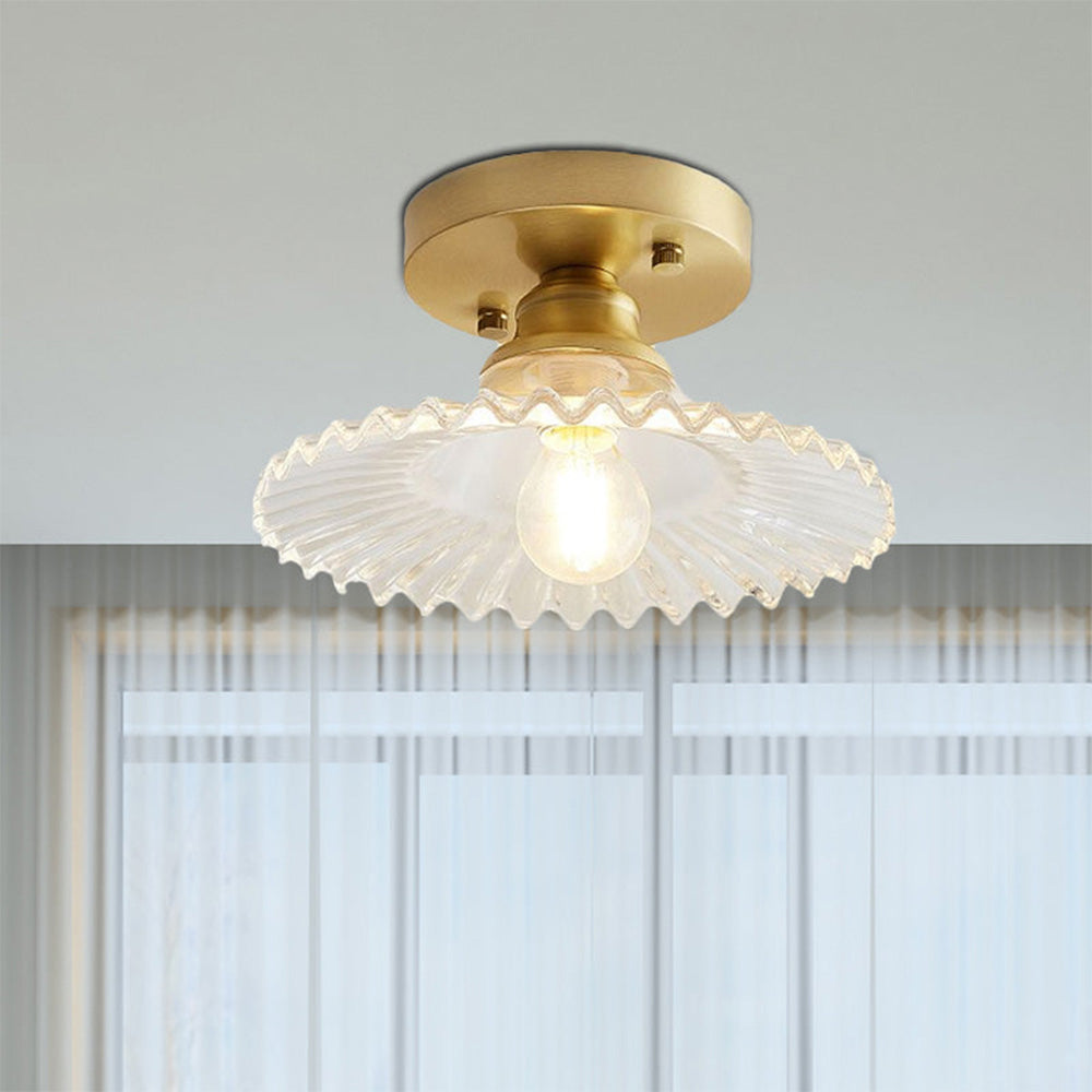 Taklampa Modern Glas Semi Flush Lampa Carvallo