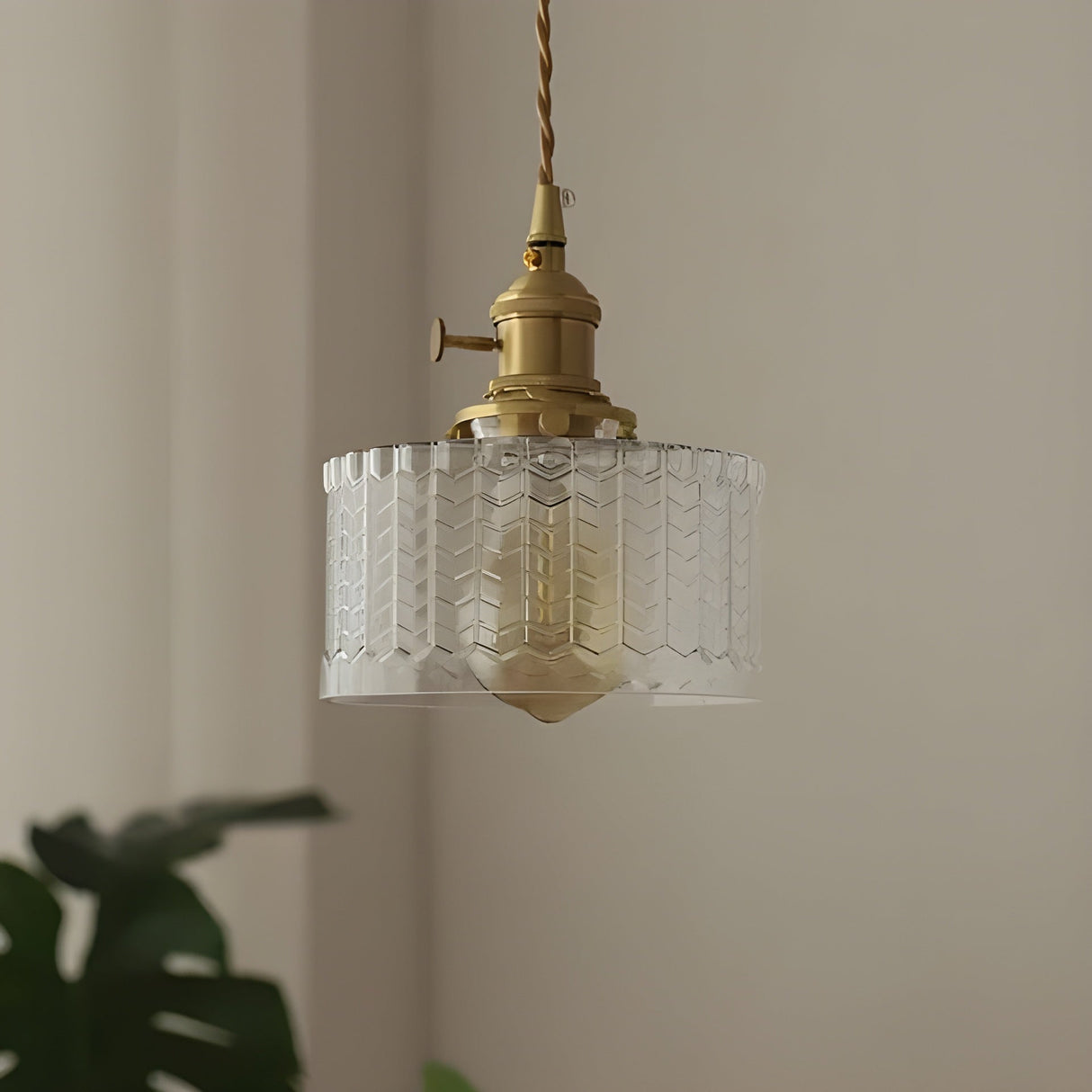 CrystalWave Light – Retro Kort Cylinder LED Hänglampa Carvallo