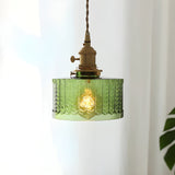 CrystalWave Light – Retro Kort Cylinder LED Hänglampa Carvallo