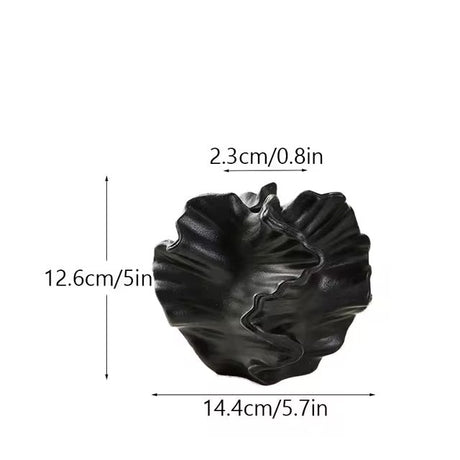 Coastal Elegance Keramikvas – Rev-inspirerad dekorativ accent MILA Sverige