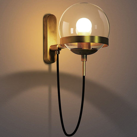 Unik Glasboll Vägglampa Carvallo