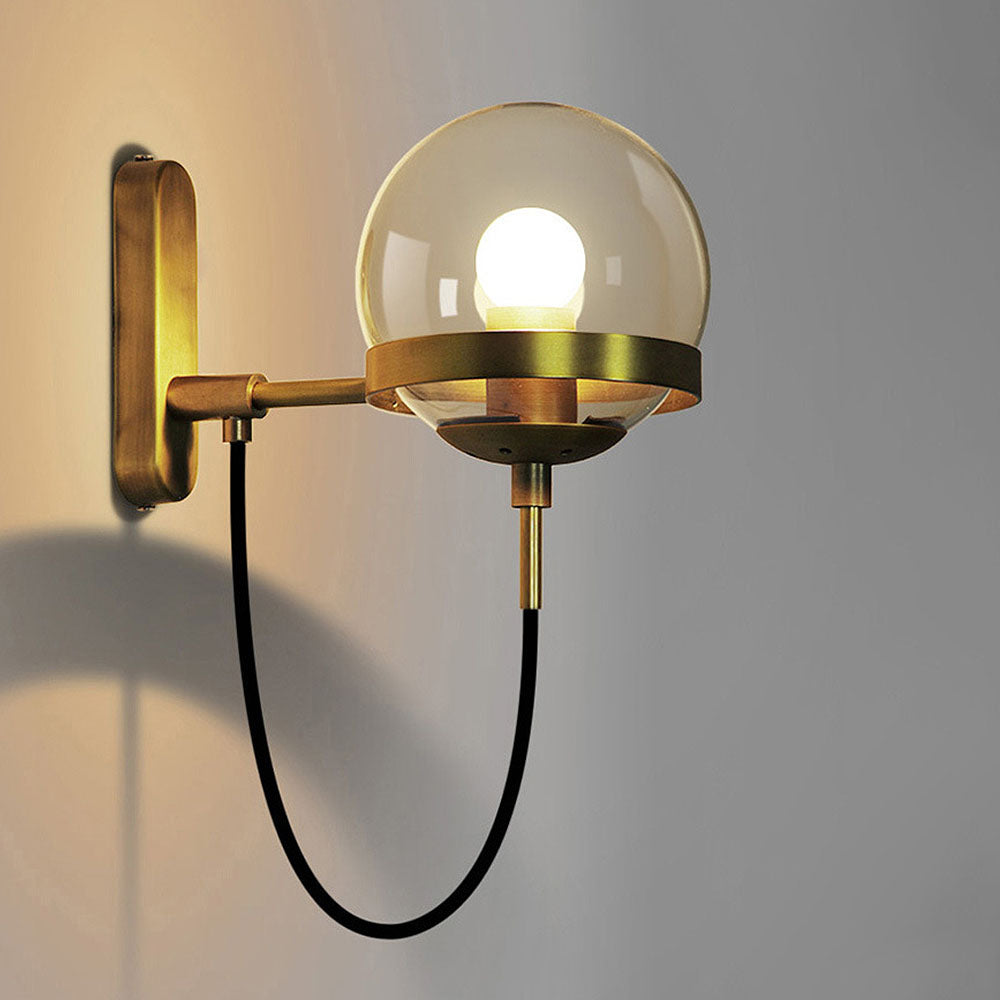 Unik Glasboll Vägglampa Carvallo