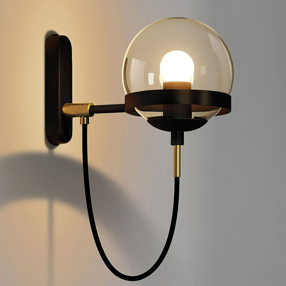 Unik Glasboll Vägglampa Carvallo
