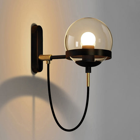 Unik Glasboll Vägglampa Carvallo