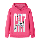 Ronaldo Fotbolls Hoodie för Barn - Style Footballdinho