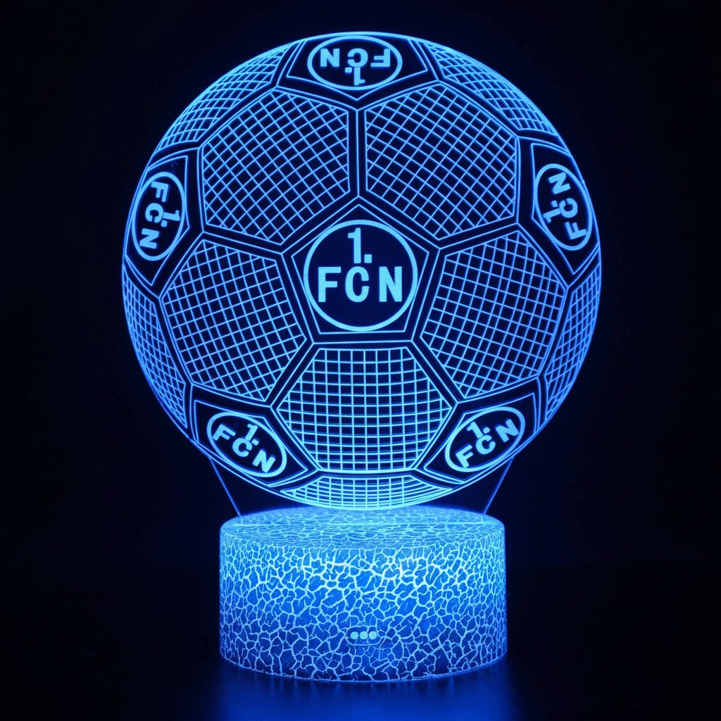 Fotboll 3D Illusion LED-Lampa - Nattlampa - Ball Footballdinho