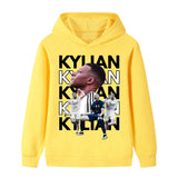 Kylian Mbappé Fotbolls Hoodie för Barn - Mbappe Footballdinho