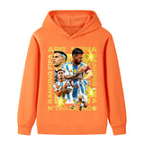 Lionel Messi Fotbolls Hoodie för Barn - Cool Design Footballdinho