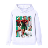 Ronaldo Fotbolls Hoodie för Barn - Portugal Footballdinho