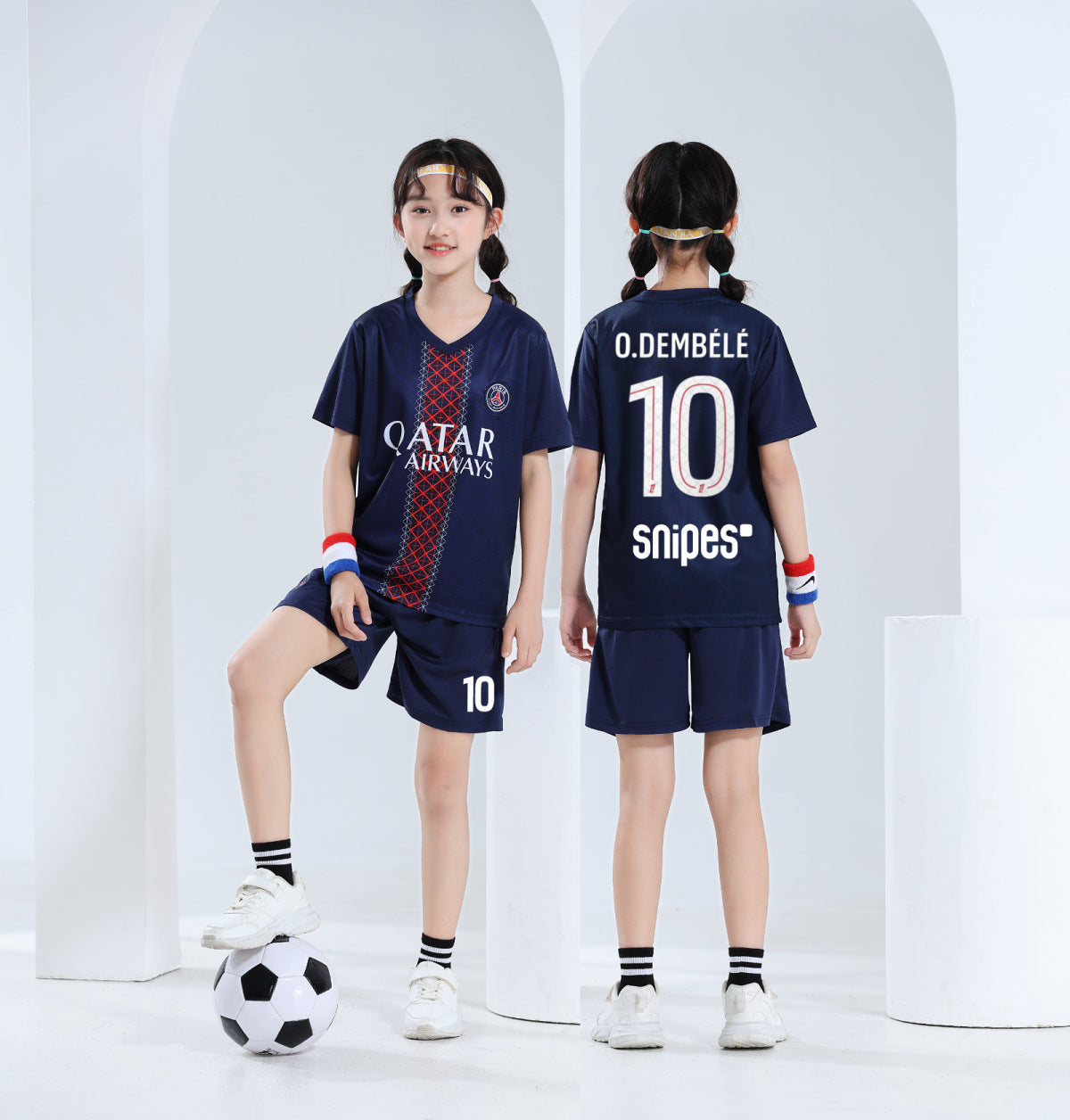 Fotbollsställ för Barn - Tröja och Shorts - Dembele Footballdinho