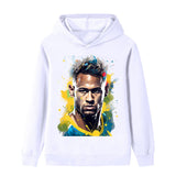 Neymar Fotbolls Hoodie för Barn Footballdinho