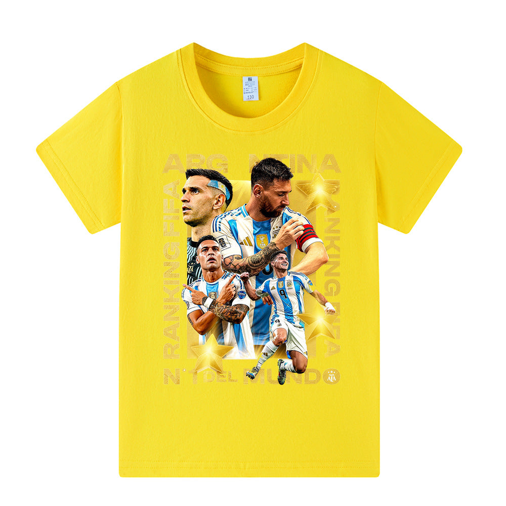 Lionel Messi Fotbolls T-shirt för Barn - Sportig Footballdinho