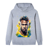 Neymar Fotbolls Hoodie för Barn Footballdinho