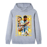Lionel Messi Fotbolls Hoodie för Barn - Cool Design Footballdinho