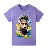 Neymar Fotbolls T-shirt för Barn Footballdinho