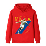 Mbappé Fotbolls Hoodie för Barn Footballdinho