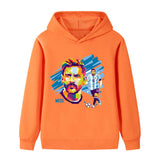 Lionel Messi Fotbolls Hoodie för Barn - Mjuk Footballdinho