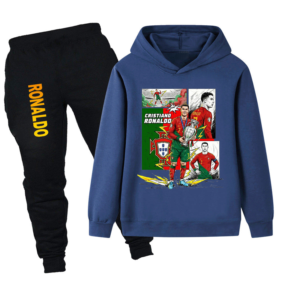 Cristiano Ronaldo Träningsoverall för Barn - Portugal - Tracksuit Footballdinho