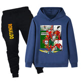 Cristiano Ronaldo Träningsoverall för Barn - Portugal - Tracksuit Footballdinho