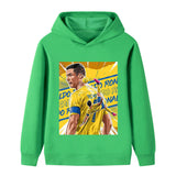 Cristiano Ronaldo Fotbolls Hoodie för Barn - Al Nassr
