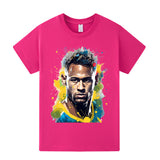 Neymar Fotbolls T-shirt för Barn Footballdinho