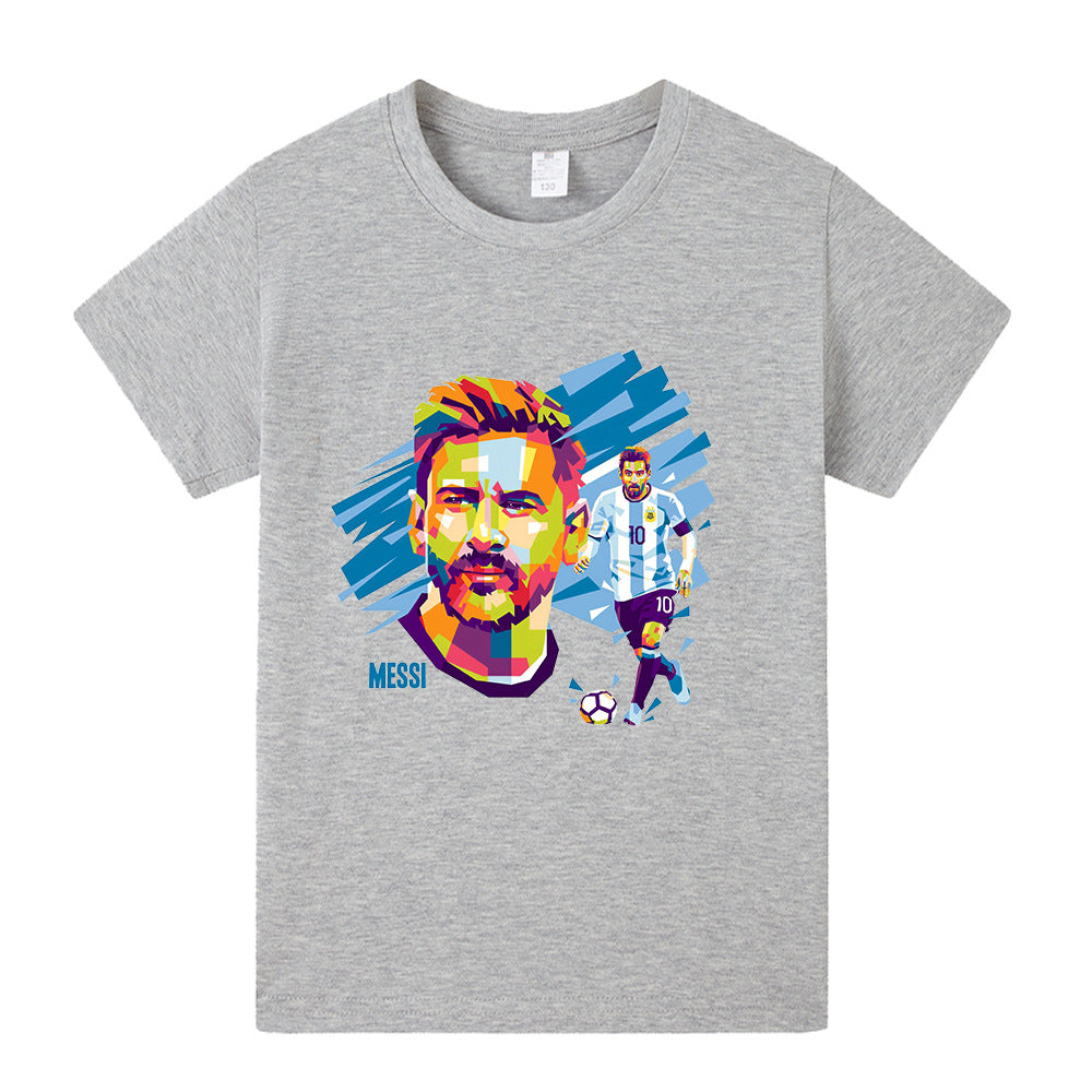 Lionel Messi Fotbolls T-shirt för Barn - Cool Design Footballdinho