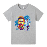Lionel Messi Fotbolls T-shirt för Barn - Cool Design Footballdinho