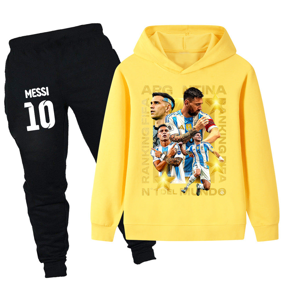 Lionel Messi Träningsoverall för Barn - Argentina - Tracksuit Footballdinho