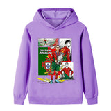 Cristiano Ronaldo Fotbolls Hoodie för Barn - Portugal - Style Footballdinho