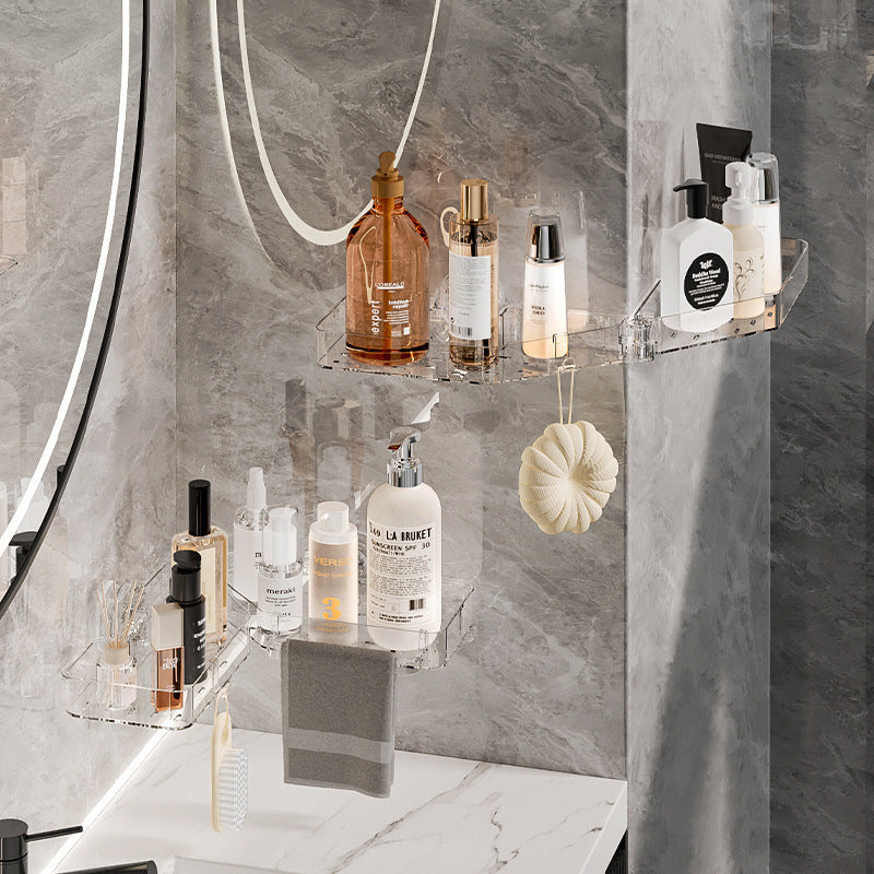 Fällbart badrums sugpropp hylla Carvallo