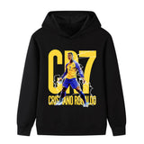 Ronaldo Fotbolls Hoodie för Barn - Al Nassr Footballdinho