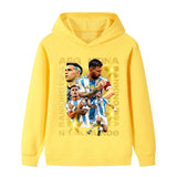 Lionel Messi Fotbolls Hoodie för Barn - Cool Design Footballdinho