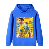 Cristiano Ronaldo Fotbolls Hoodie för Barn - Al Nassr