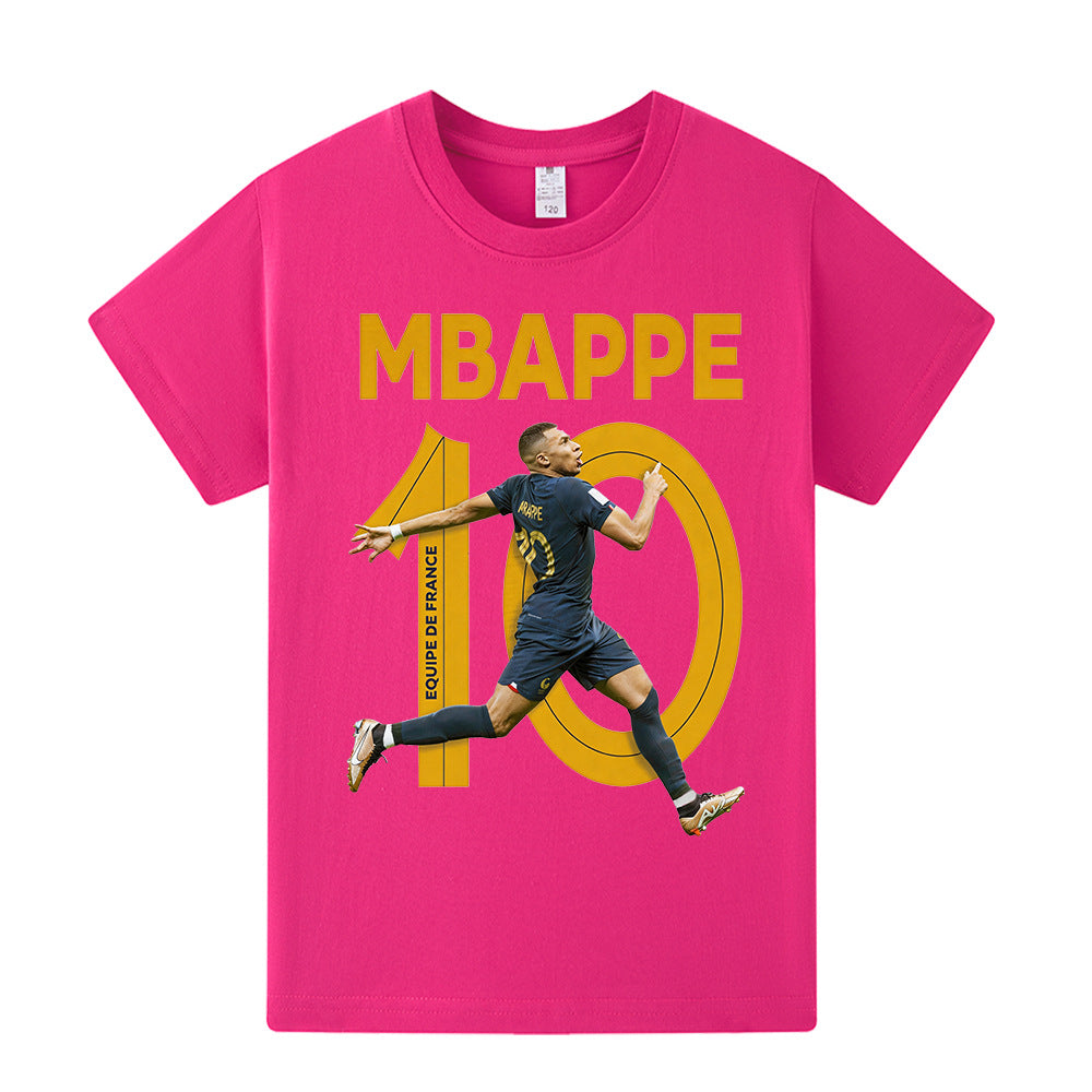 Mbappé Fotbolls T-shirt för Barn - Mbappe Footballdinho