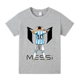 Lionel Messi Fotbolls T-shirt för Barn - Bekväm Footballdinho