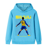 Ronaldo Fotbolls Hoodie för Barn - Cool Design Footballdinho