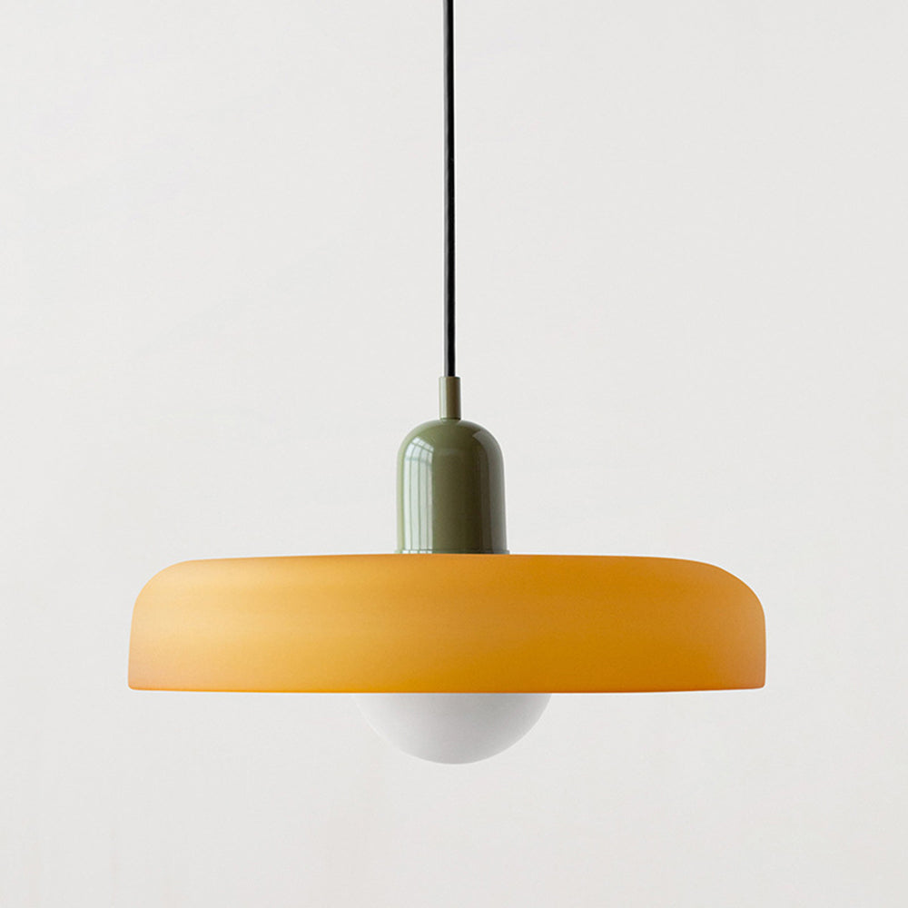 Modern Glass LED Pendant Light | H7.09" eller H8.66" | Bauhaus-inspirerad | Takarmatur | Brick by Brick Carvallo