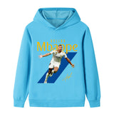 Mbappé Fotbolls Hoodie för Barn Footballdinho