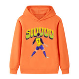 Cristiano Ronaldo Fotbolls Hoodie för Barn - Siuuu Footballdinho