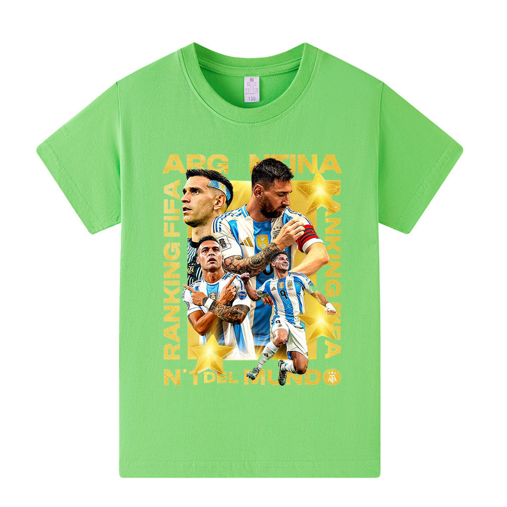 Lionel Messi Fotbolls T-shirt för Barn - Sportig Footballdinho