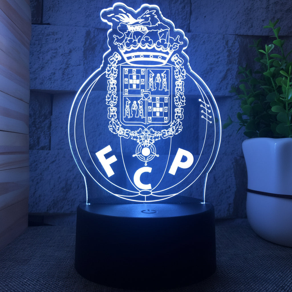Fotboll 3D Illusion LED-Lampa - Nattlampa - Nattlampa Footballdinho